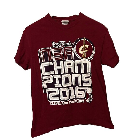 Cleveland Cavaliers Men's Burgundy Size M The NBA Champions Finals 2016 T-Shirt - Picture 1 of 7